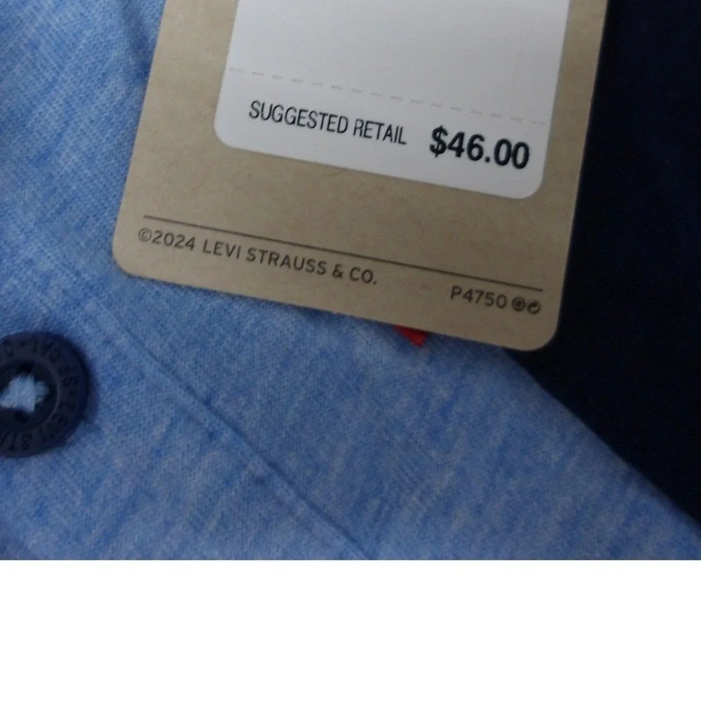 Levi's Kids Boys Blue Raglan Henley Shirt and Cargo Shorts Set Size‎ 3T /#2686